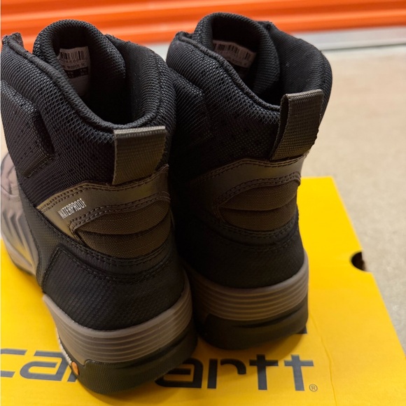 NWB Carhartt 6 Force Men\'s Waterproof Brown Work Boots Size 10.5 main image 10